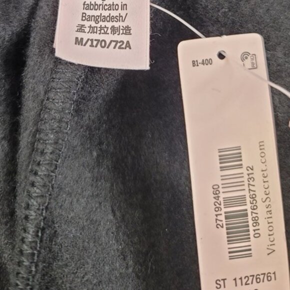 Victoria’s Secret Angel Essentials Crystal Motif Jogger Sweatpants Black M NWT - Picture 6 of 6